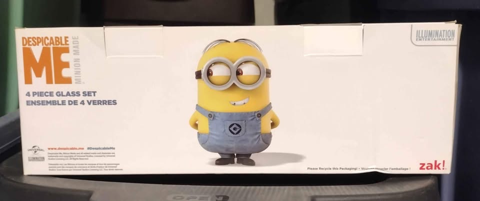 Zak Designs Minions 10 oz Glasses Set Brand New - photo 2