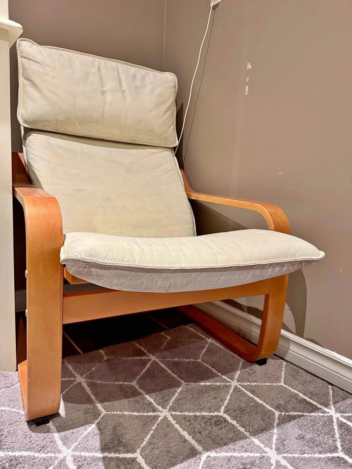 IKEA POÄNG Low-Back Armchair for Sale