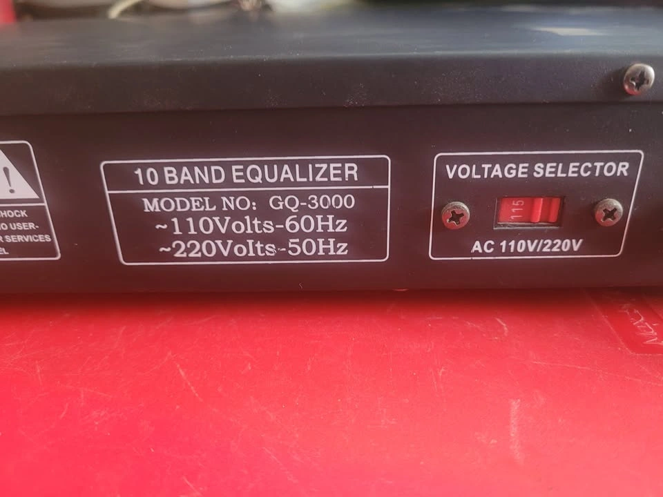 GLI Pro Dual Stereo 10 Band Graphic Equalizer GQ-3000 - photo 5