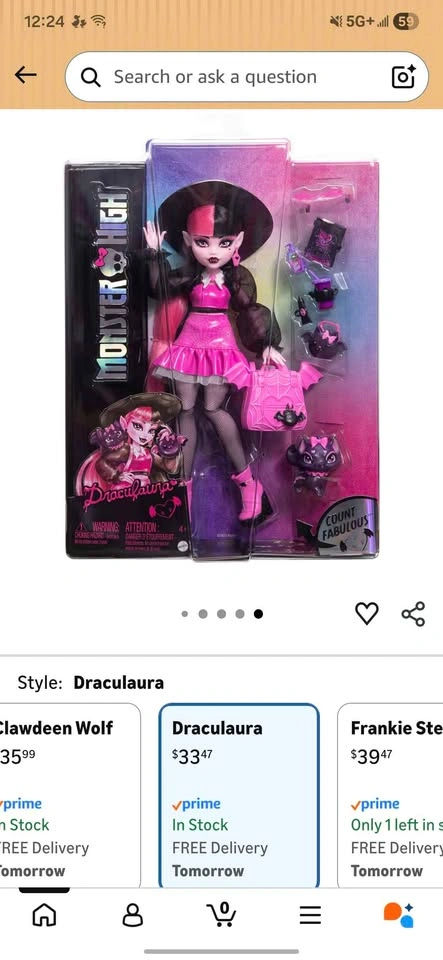 Brand New Draculara Monster High Doll - photo 2