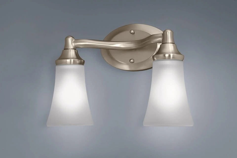 Moen 2-Light Chrome Vanity Fixture (New) - photo 3
