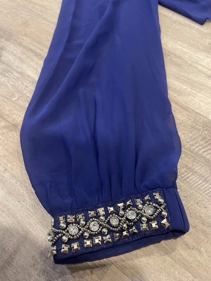 NWT SL Fashions Chiffon Cocktail Dress (Sz 8) - photo 5
