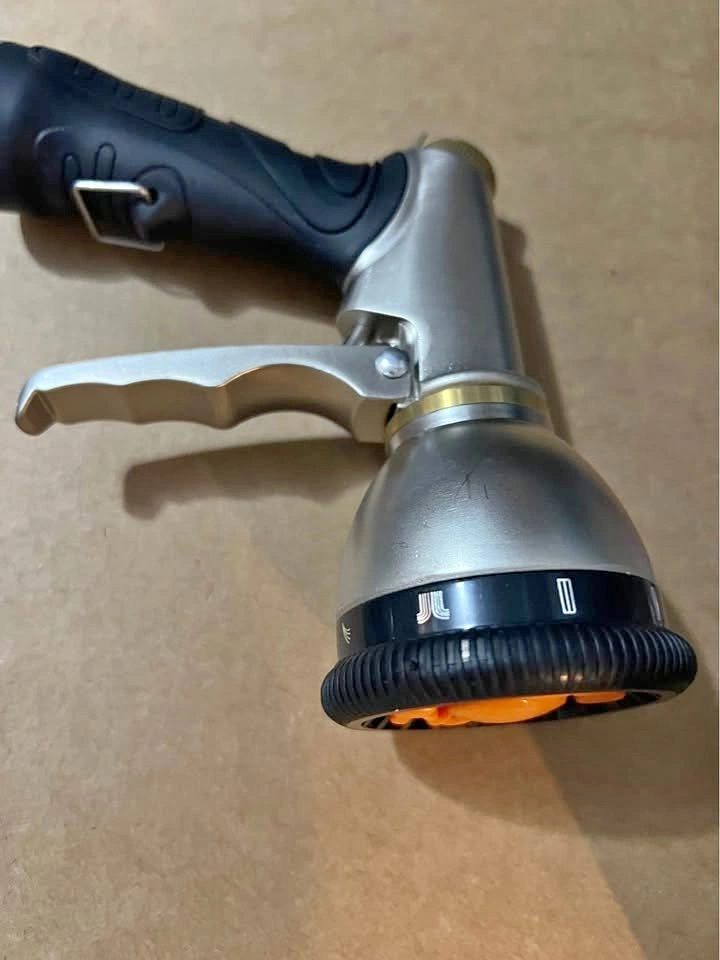 Heavy Duty Metal Garden Hose Nozzle Multi-Pattern