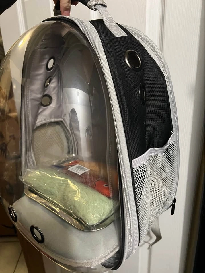 Pet Carrier Backpack with Plate & New Toy Set - photo 2