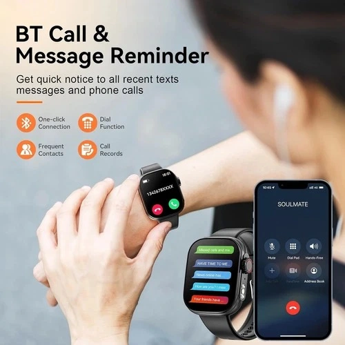 Smart Watch for Men Women with Bluetooth Call, 2.01‘’ Fitness Tr - photo 2
