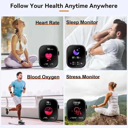 Smart Watch for Men Women with Bluetooth Call, 2.01‘’ Fitness Tr - photo 3