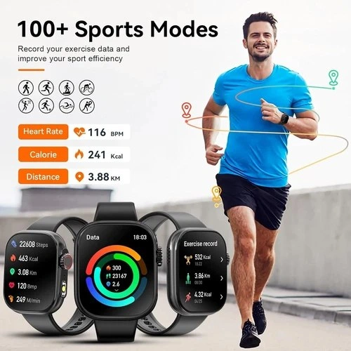 Smart Watch for Men Women with Bluetooth Call, 2.01‘’ Fitness Tr - photo 4