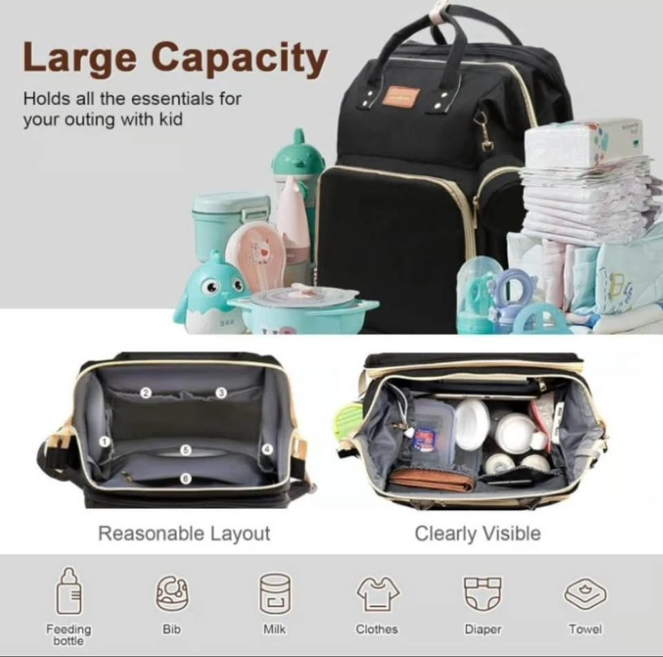Diaper Bag Backpack, Large Baby Bag for Boys and Girls, Multi-Fu - photo 2