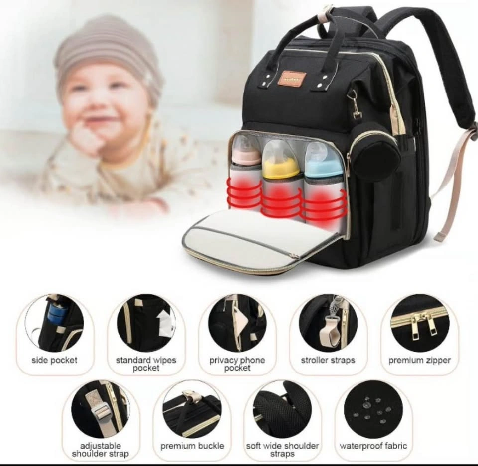 Diaper Bag Backpack, Large Baby Bag for Boys and Girls, Multi-Fu - photo 3