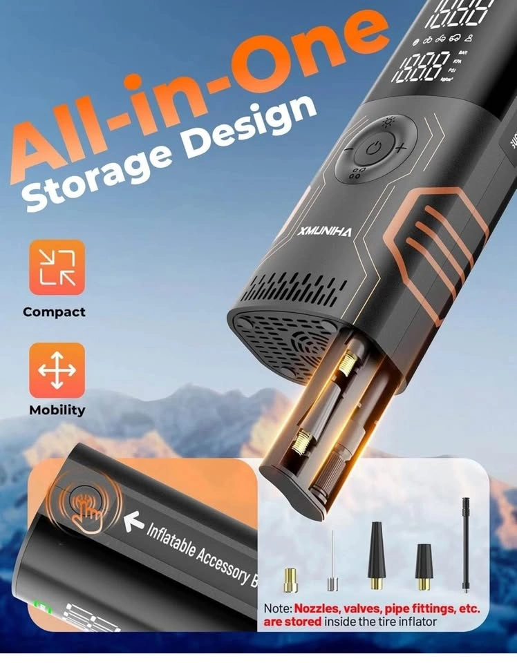 Portable Air Compressor - Smart APP Control Bike Pump - photo 2