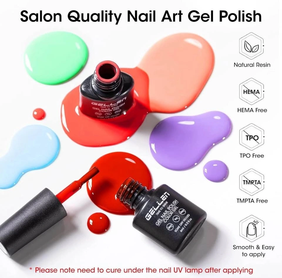 24pcs Gel Polish Set, 20 Colors UV Gel Nail Polish - photo 3