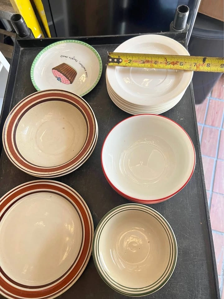 Porcelain Bowls and Platters - $2 Each