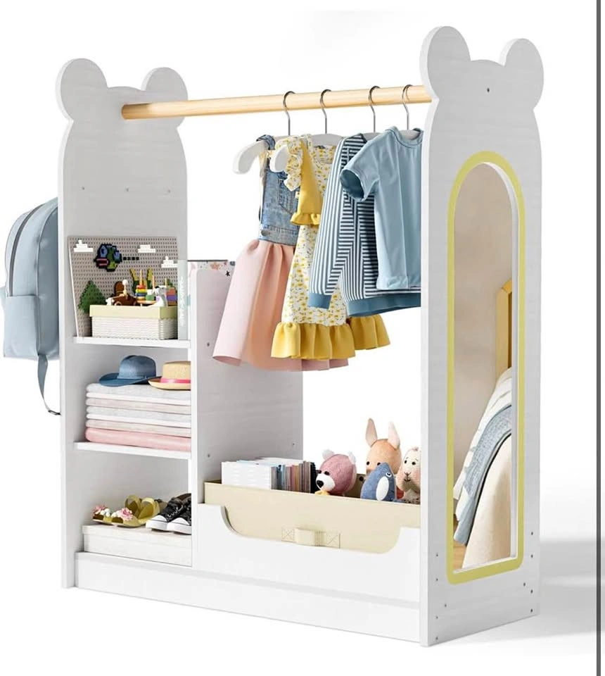 BlueWood Dress Up Storage Kids Wardrobe with Mirror