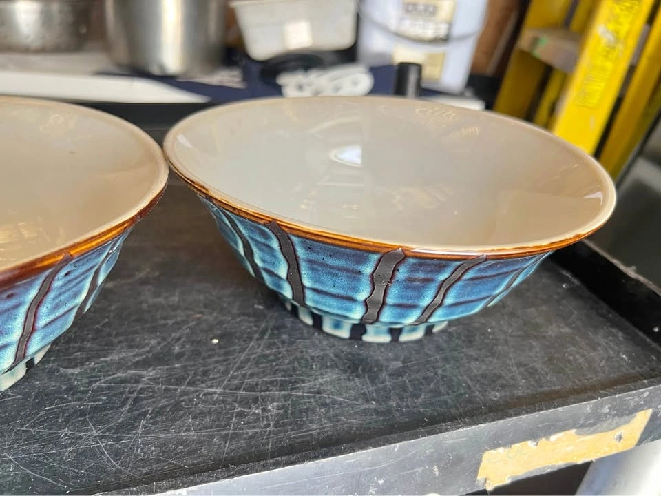 2pcs Porcelain Bowl 8.2"/H3.25"