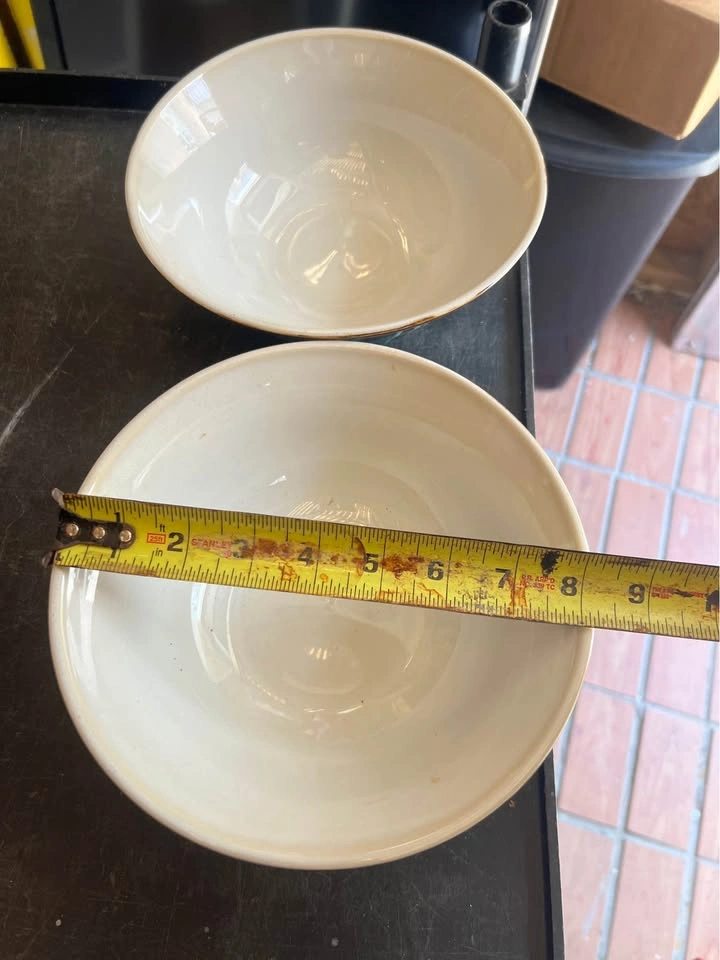 2pcs Porcelain Bowl 8.2"/H3.25" - photo 3