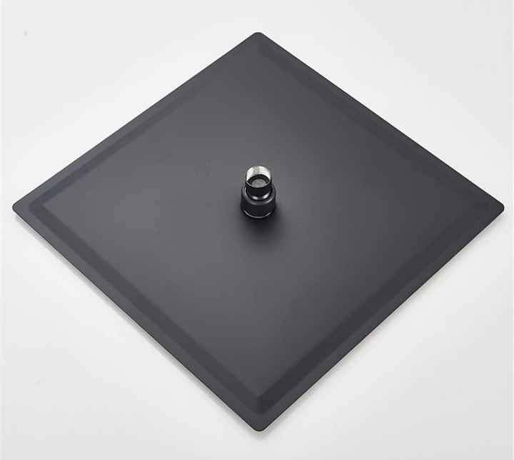 Matte Black Chrome Ultrathin Rainfall Shower Head 8" new - photo 4