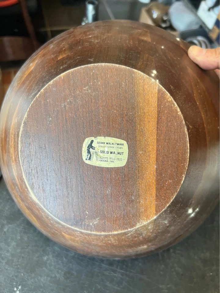Acacia Wood Serving Bowl - 12" Fruit/Salad Bowl - photo 3