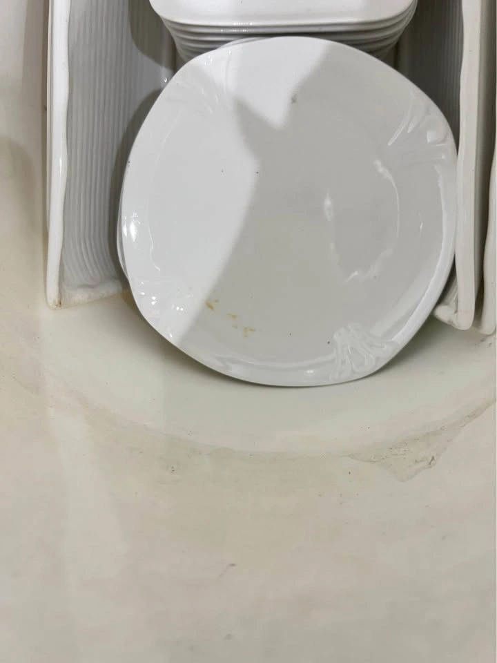 10pcs 6.5inch White Dessert Plates - photo 2