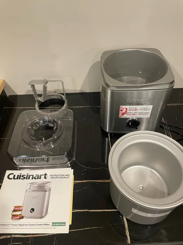 Cuisinart ice cream, Sorbet Maker image indicator(3)
