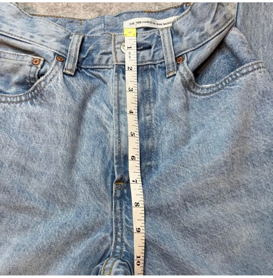 Denim Forum "The 90s Marlow" High-Rise Baggy Jeans Size 23 (Alte - photo 3