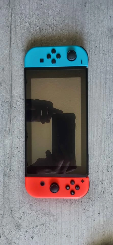 Nintendo Switch with Neon Blue and Neon Red Joy-Con - photo 2