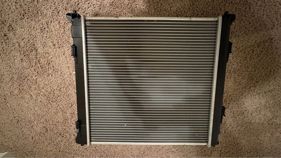 1-Row Aluminum Cooling Radiator for 16-18 Kia Optima 2.0T AT - photo 2
