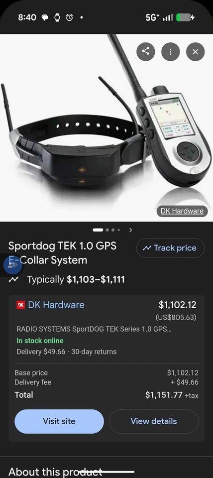 BNIB GPS Trackable Dog Collar - photo 4