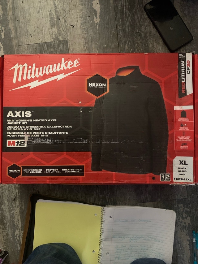 Brand New Ladies XL Heated Jacket