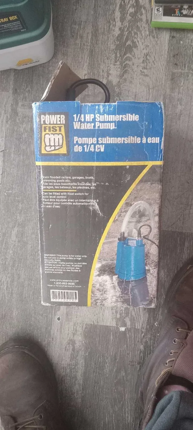 Brand new 1/4HP Submersible pump
