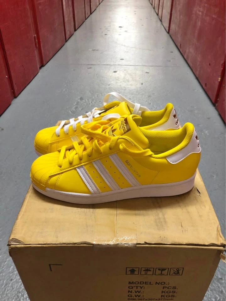 Adidas Superstar Yellow Sneakers