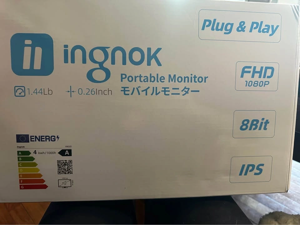 Ingnok Portable Monitor 15.6" FHD 1080P - photo 2
