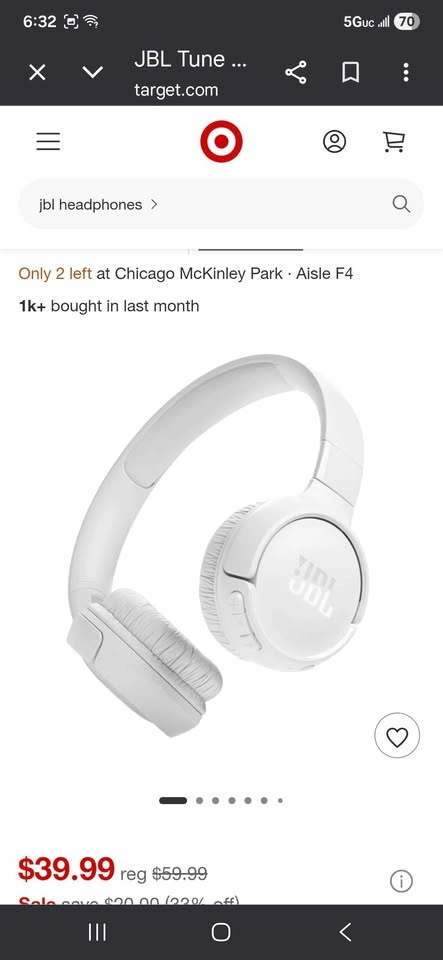 JBL TUNE 520BT Wireless On-Ear Headphones - photo 2
