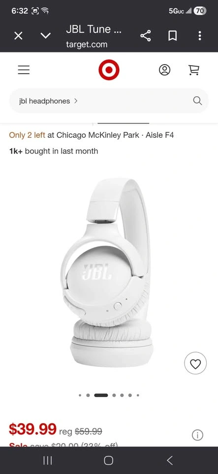 JBL TUNE 520BT Wireless On-Ear Headphones - photo 3