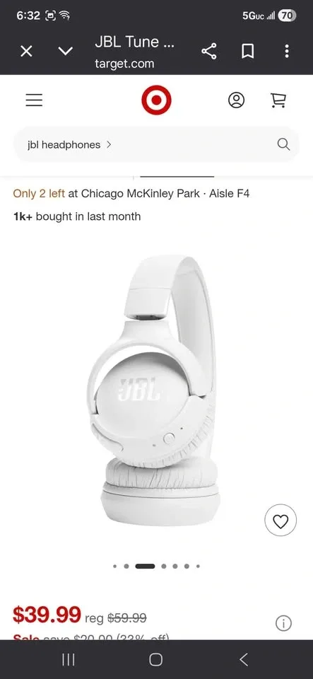 JBL TUNE 520BT Wireless On-Ear Headphones - photo 3