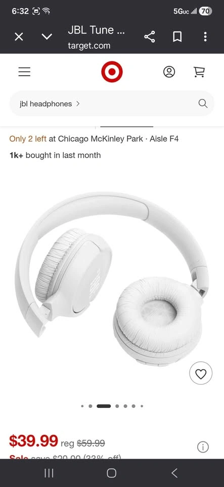 JBL TUNE 520BT Wireless On-Ear Headphones - photo 4