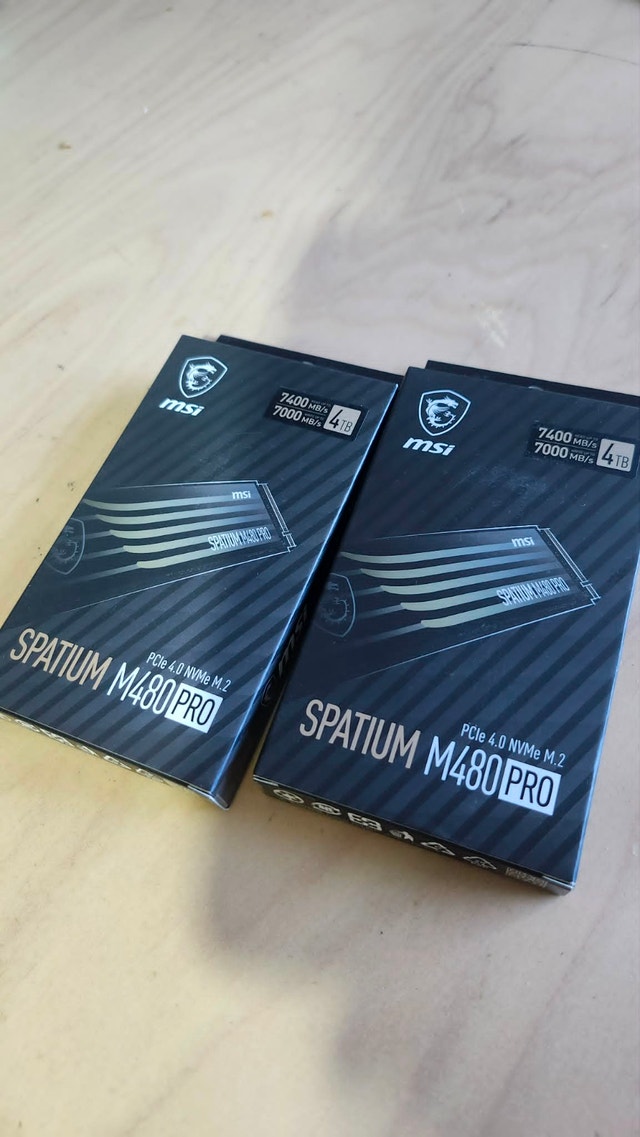 4TB SSD PCIe Gen4 MSI SPATIUM M480 PRO - photo 2