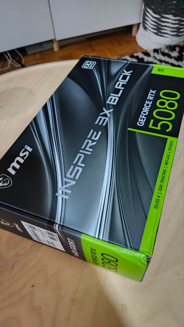 MSI Gaming RTX 5080 16G OC Inspire 3X Black Graphics Card - photo 3