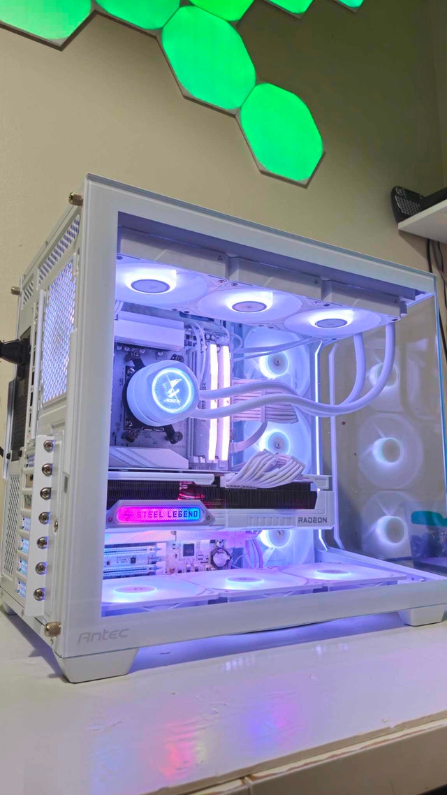 SOLD WHITE Gaming PC | Ryzen 5 9600X / RX 9070 16GB / 32GB - photo 3