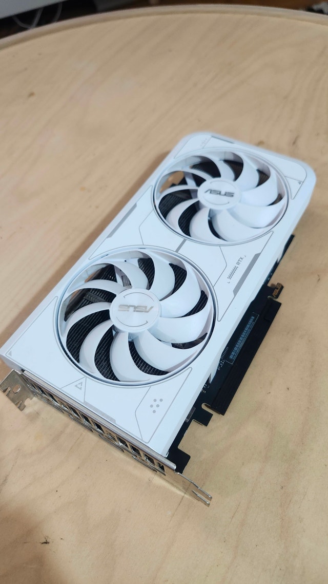 ASUS RTX 3060 TI DUAL OC White Gaming Graphic Card