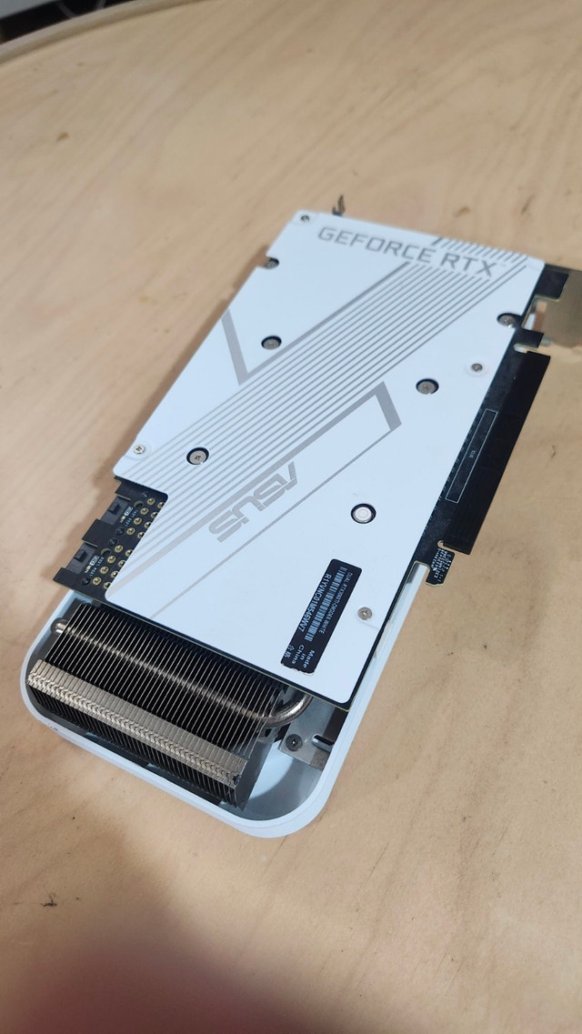 ASUS RTX 3060 TI DUAL OC White Gaming Graphic Card - photo 2