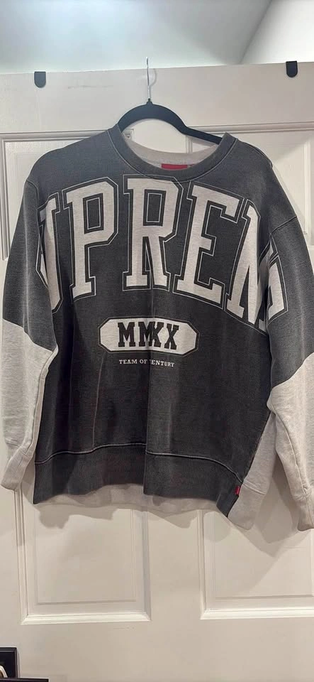 Supreme Team of the Century Overprint Crewneck Size Medium