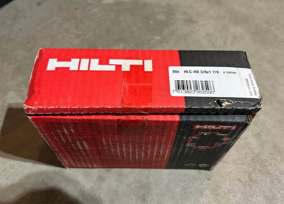 Hilti HLC-HX Hex Nut Sleeve Anchors 3/8" x 1-7/8" (49-Pack) - photo 3