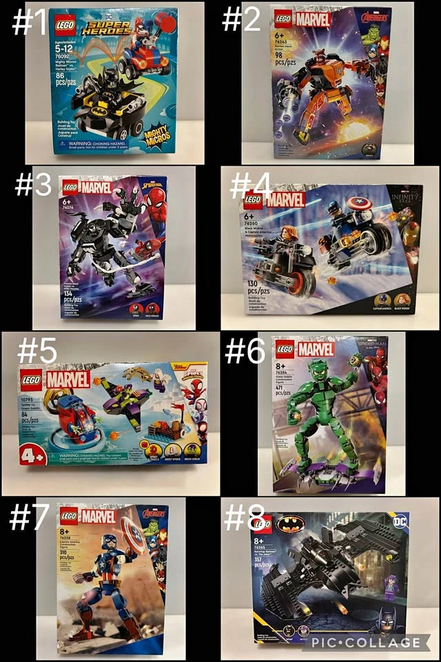 New Lego Marvel & DC Superhero Sets