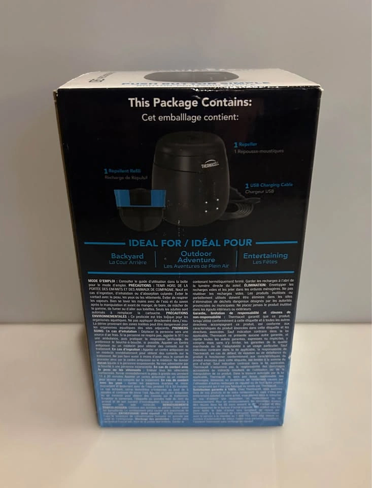 New Thermacell Radius Zone Rechargeable Mosquito Repellent - photo 2