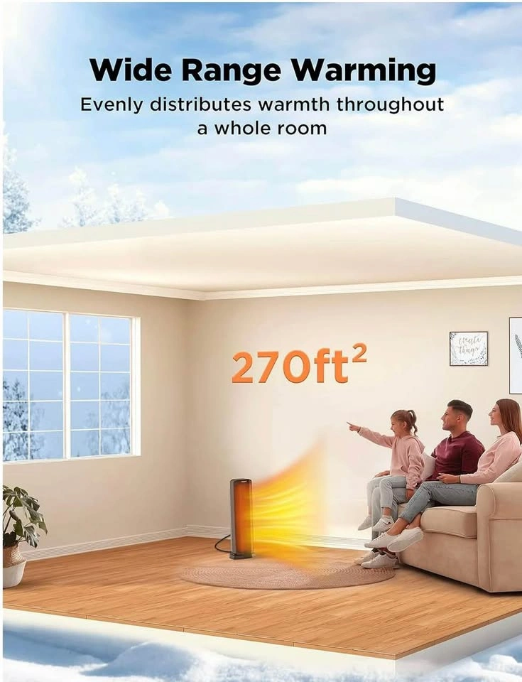 Better Homes & Gardens 23In Tower Heater, Black, New - photo 4