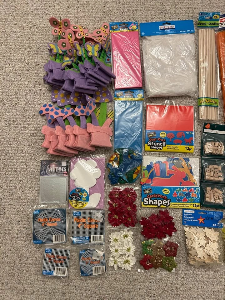 New Craft Items & Supplies Lot - 60+ Items - photo 2