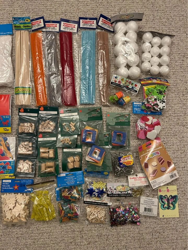 New Craft Items & Supplies Lot - 60+ Items - photo 3
