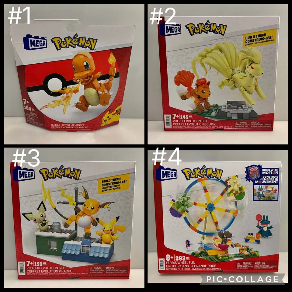 New Pokémon Mega Construx Building Sets