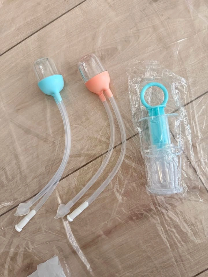 2 Nasal Aspirator and Medicine Dispenser Syringes