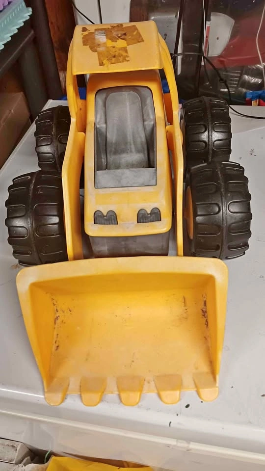 Yellow Plastic Toy Front Loader